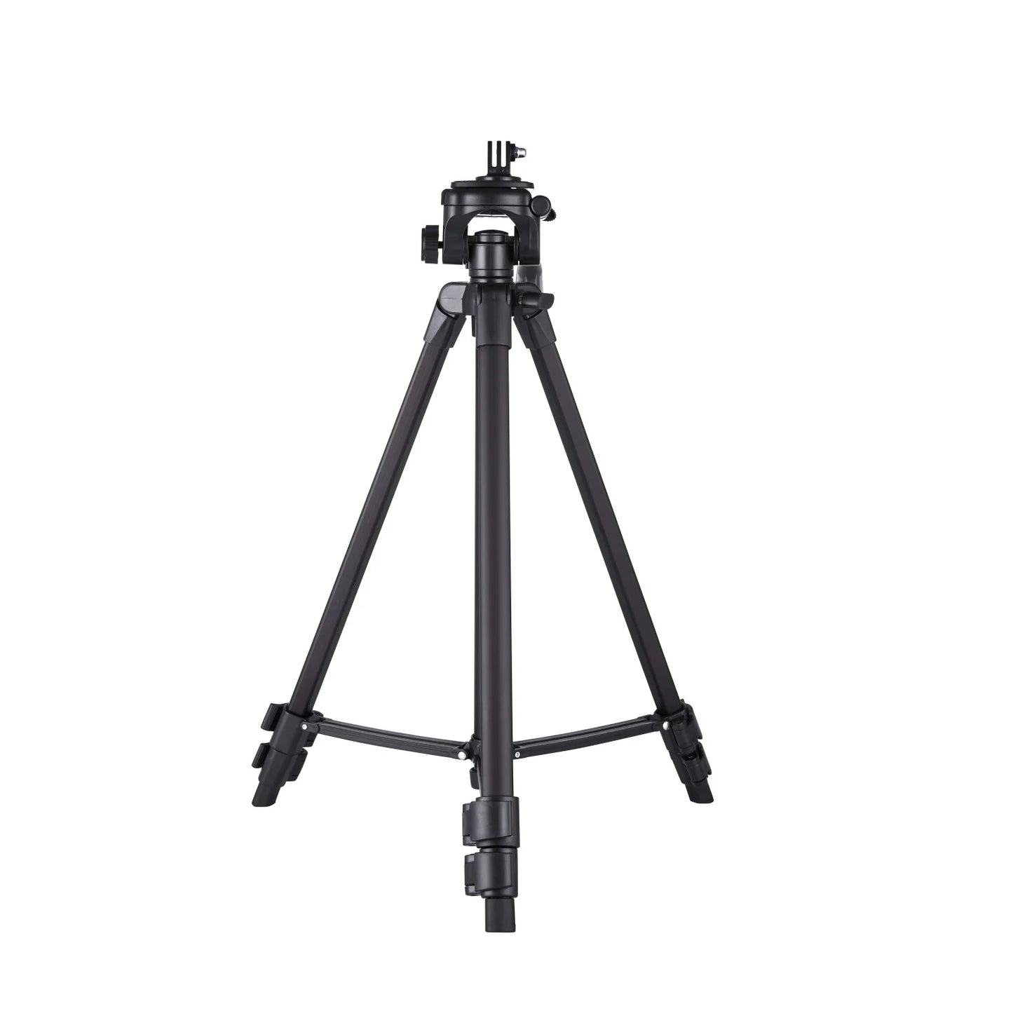 52" Aluminum Compact Camera Tripod Adjustable Height, Light Weight, Mounts for Slr|Camera|Smartphone|Gopro