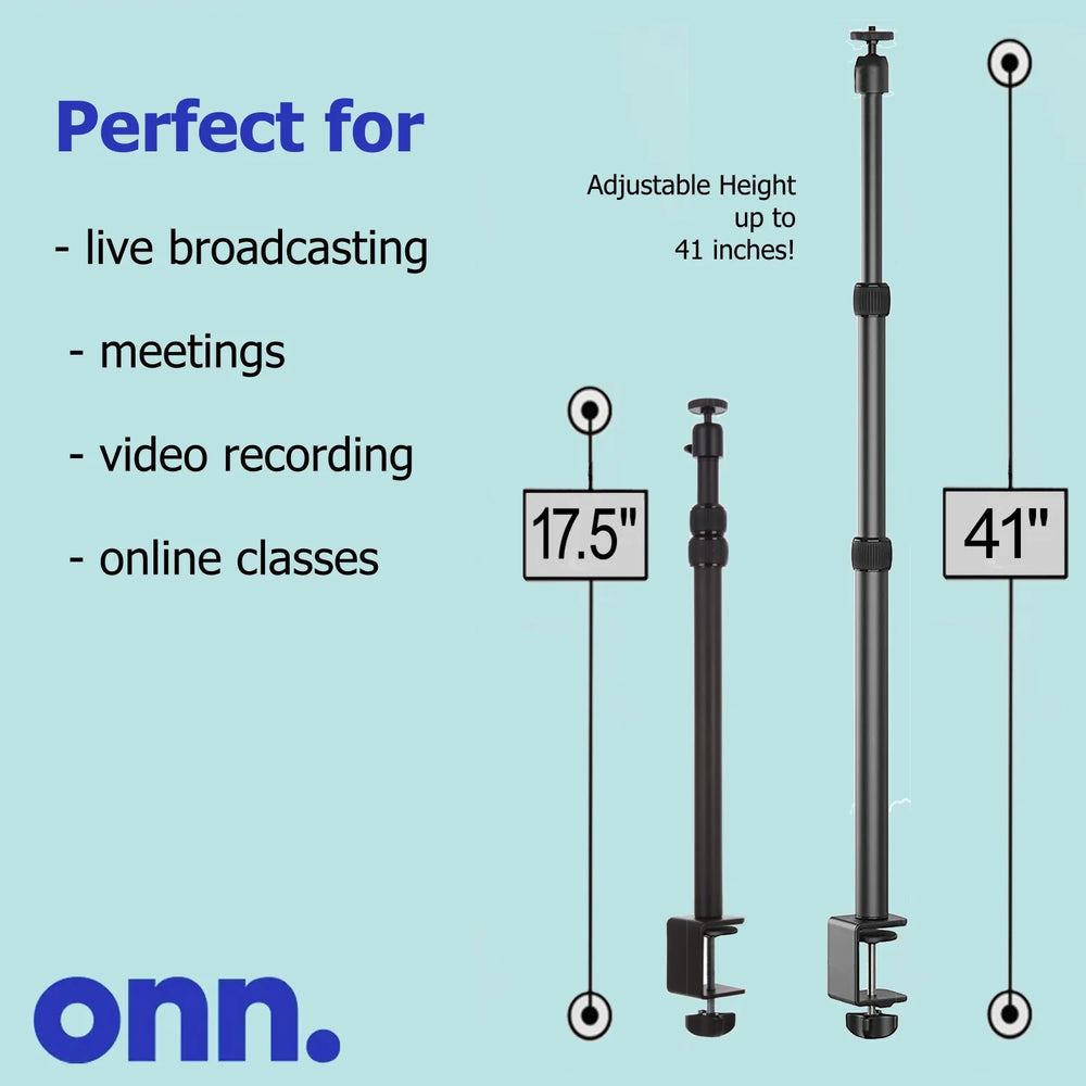 Desk / Table Mount for Auxiliary Arm for Streaming and Mounting DSLR, Phone, Ring Light, Webcam, Cameras