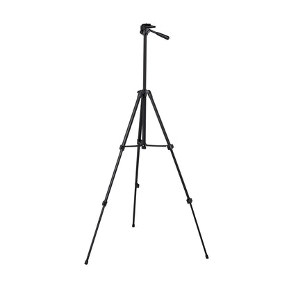 52" Aluminum Compact Camera Tripod Adjustable Height, Light Weight, Mounts for Slr|Camera|Smartphone|Gopro