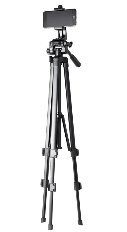 52" Aluminum Compact Camera Tripod Adjustable Height, Light Weight, Mounts for Slr|Camera|Smartphone|Gopro