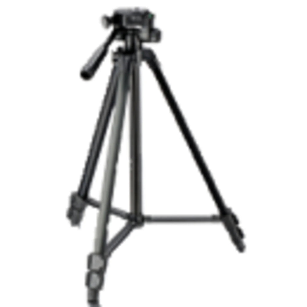 52" Aluminum Compact Camera Tripod Adjustable Height, Light Weight, Mounts for Slr|Camera|Smartphone|Gopro