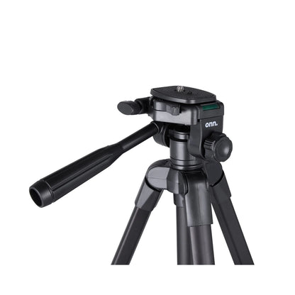 52" Aluminum Compact Camera Tripod Adjustable Height, Light Weight, Mounts for Slr|Camera|Smartphone|Gopro