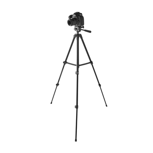 52" Aluminum Compact Camera Tripod Adjustable Height, Light Weight, Mounts for Slr|Camera|Smartphone|Gopro