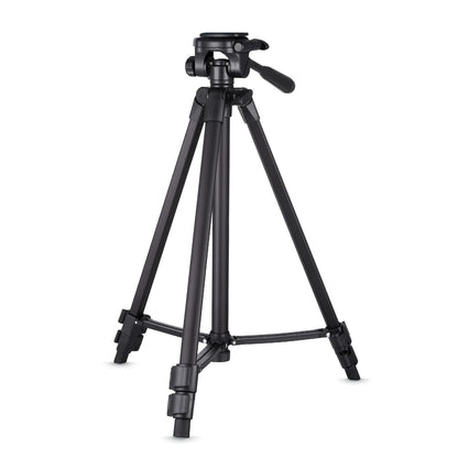52" Aluminum Compact Camera Tripod Adjustable Height, Light Weight, Mounts for Slr|Camera|Smartphone|Gopro