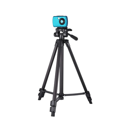 52" Aluminum Compact Camera Tripod Adjustable Height, Light Weight, Mounts for Slr|Camera|Smartphone|Gopro